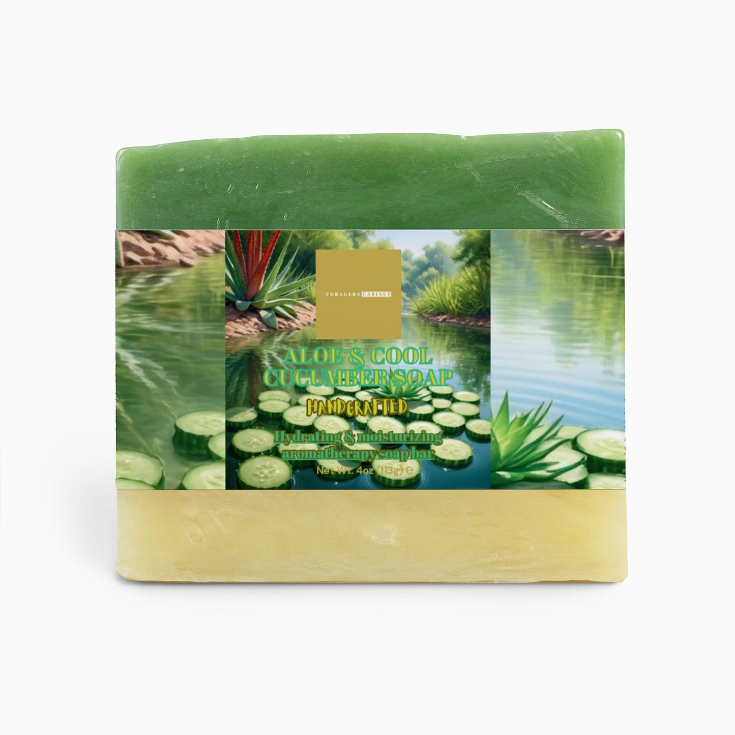 Aloe & Cool Cucumber Handcrafted Soap