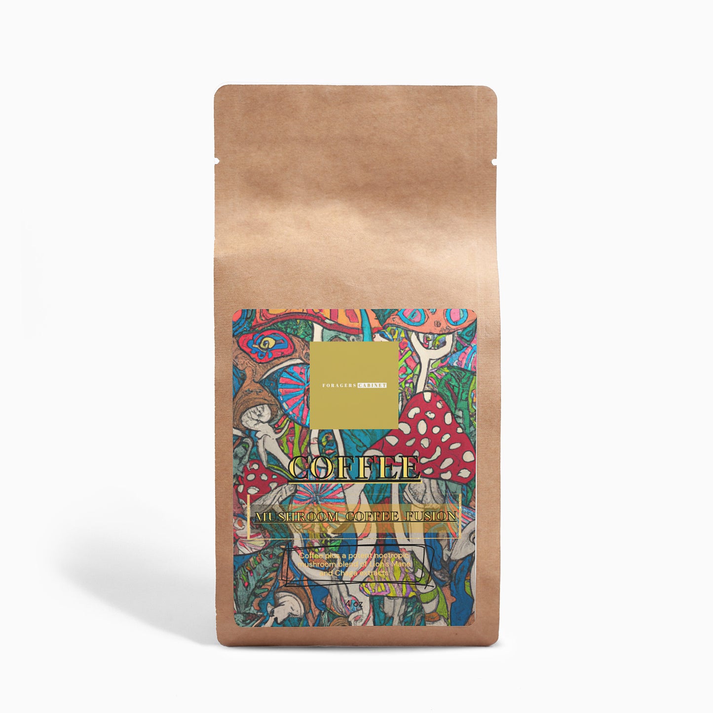 Mushroom Coffee Fusion - Lion’s Mane & Chaga 4oz